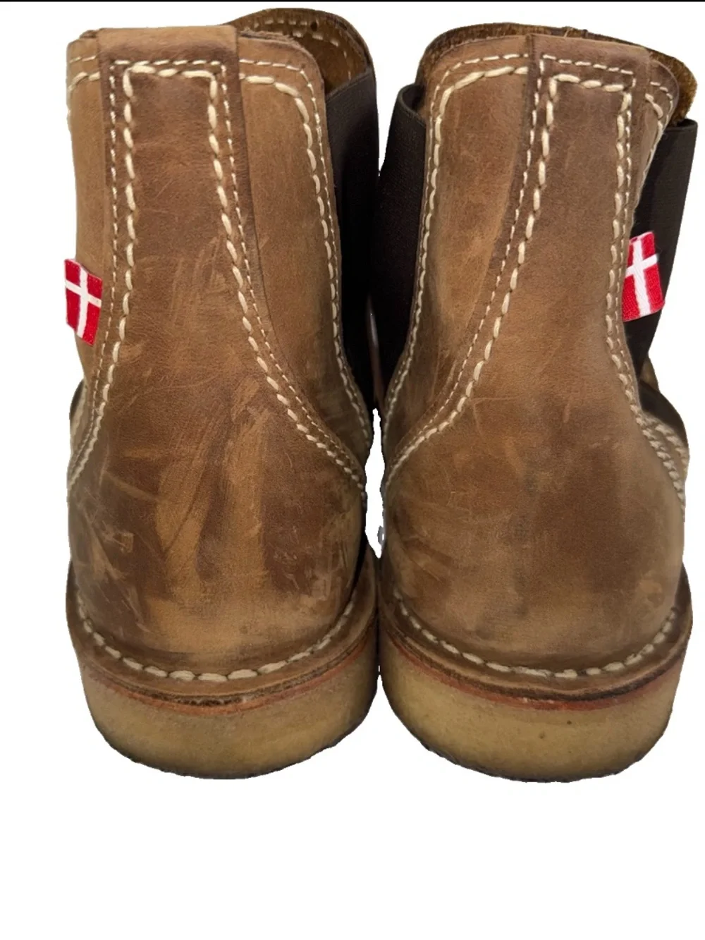 Duckfeet Roskilde Chelsea EU42 US W11 M9 Brown Women Men Pull On Boot Shoe EUC